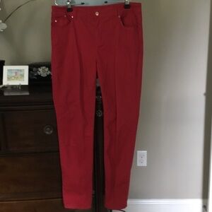 Chico's Red Women Jeans Jeggings